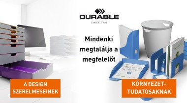 Irodai rendszerezés a DURABLE környezetbarát és stílusos kiegészítőivel